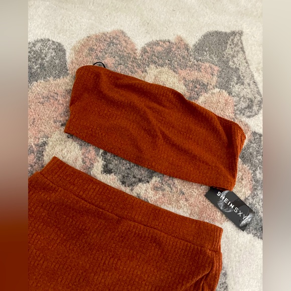 Rust orange Shein set - Picture 3 of 4